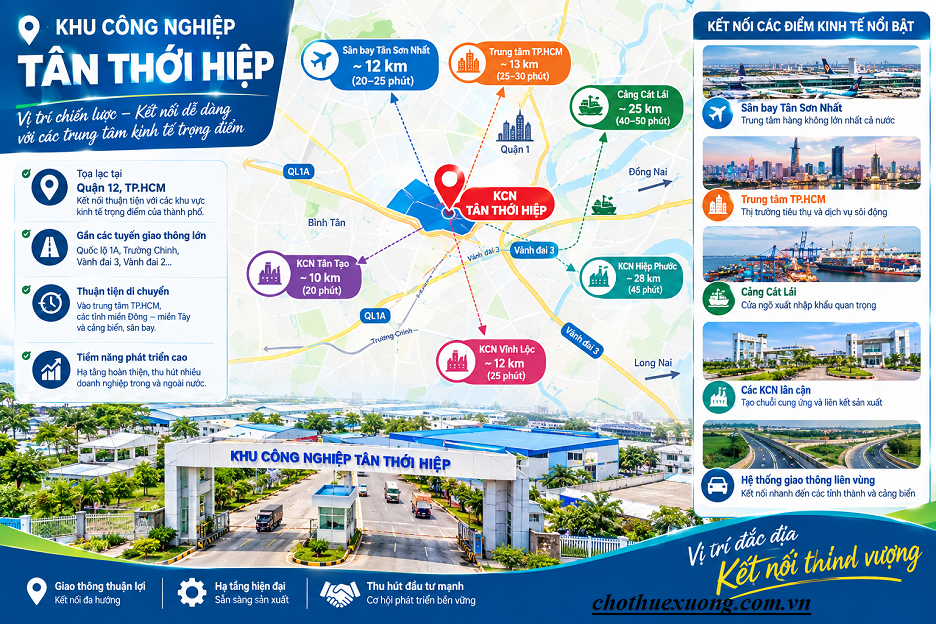 Chi tiết về Khu công nghiệp Tân Thới Hiệp HCM